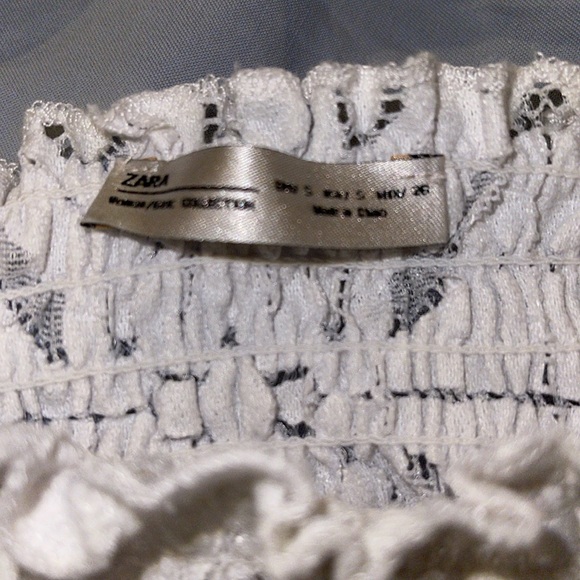 Bundle sale White lace Zara crop top size small - Picture 5 of 12